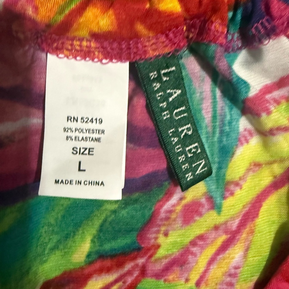 Lauren Ralph Lauren Multicolor Floral Summer Dress - Picture 5 of 7